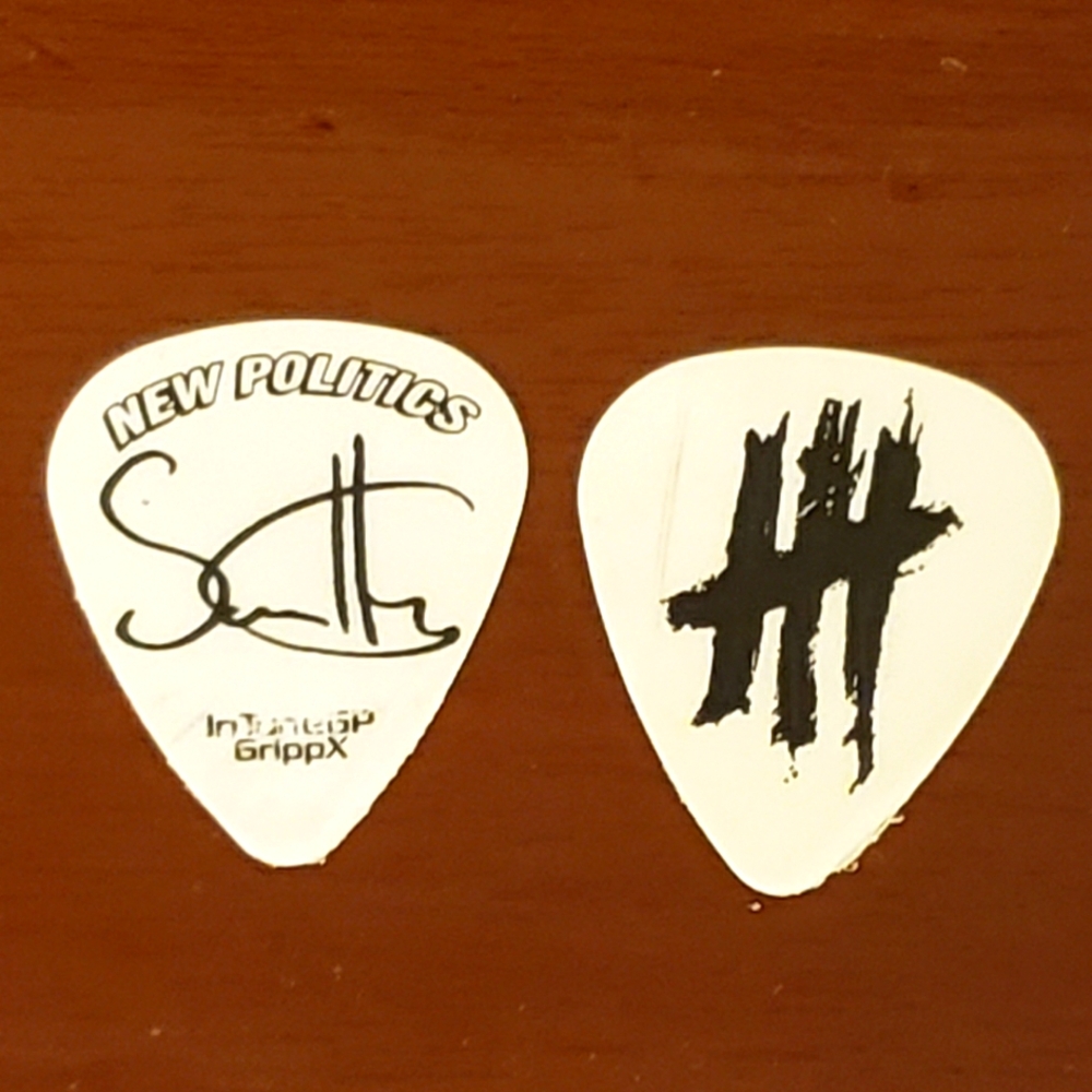 2 New Politics Guitar Picks